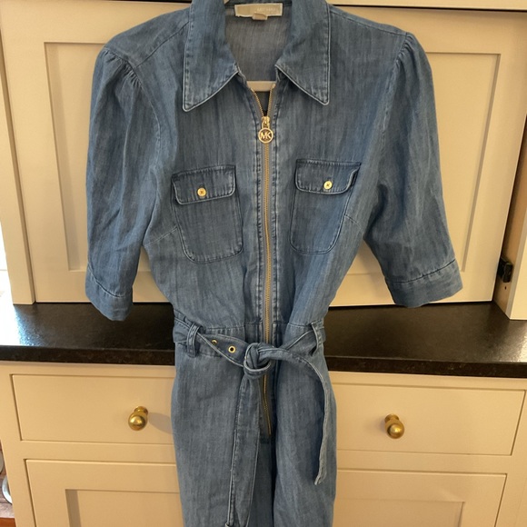 Denim Romper - Picture 1 of 5